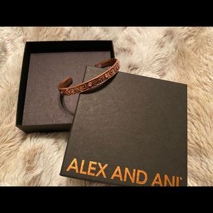 Alex and Ani bracelet love Swarovski